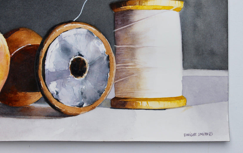 Seeds Sown by Dwight Smith |  Side View of Artwork 