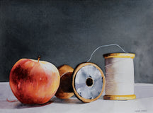 Original art for sale at UGallery.com | Seeds Sown by Dwight Smith | $450 | watercolor painting | 9' h x 12' w | thumbnail 1