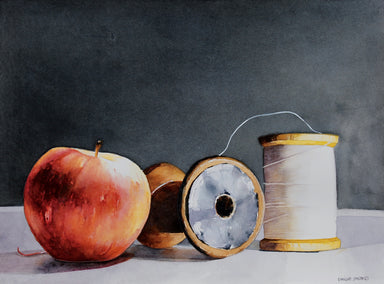 watercolor painting by Dwight Smith titled Seeds Sown