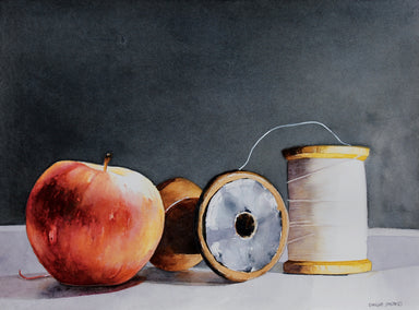 watercolor painting by Dwight Smith titled Seeds Sown