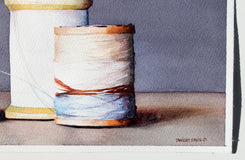 Original art for sale at UGallery.com | Spring Rain by Dwight Smith | $475 | watercolor painting | 9' h x 18' w | thumbnail 2