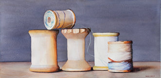 Original art for sale at UGallery.com | Spring Rain by Dwight Smith | $475 | watercolor painting | 9' h x 18' w | thumbnail 1