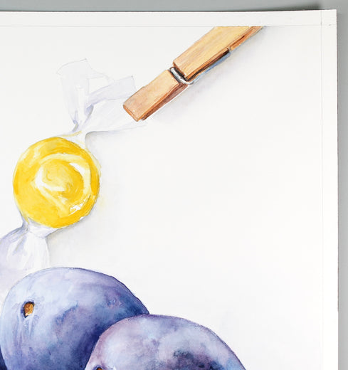 Sun Ripened by Dwight Smith |  Side View of Artwork 