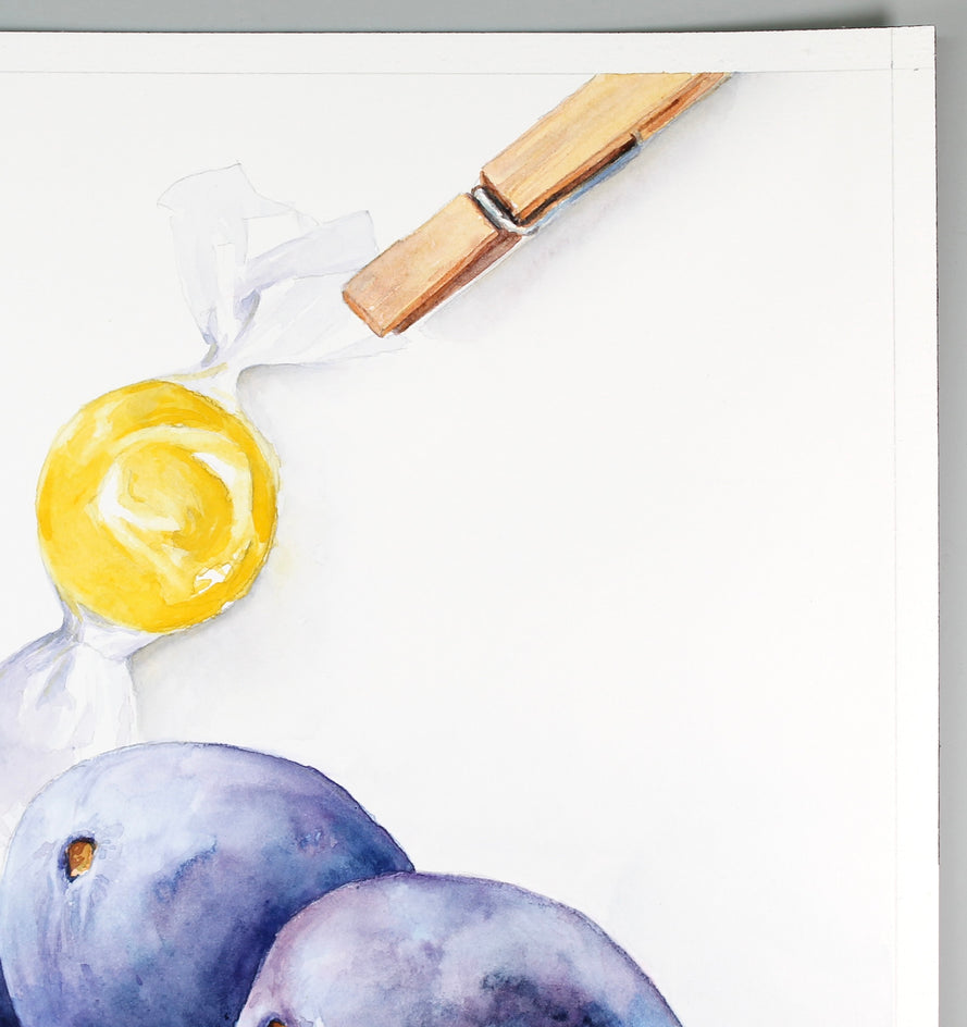 Sun Ripened by Dwight Smith |  Side View of Artwork 