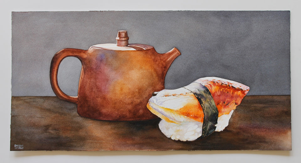 Tea with Sushi by Dwight Smith |  Context View of Artwork 