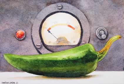 watercolor painting by Dwight Smith titled Tolerance for Flavor