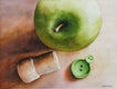 Original art for sale at UGallery.com | Uncorked Cider by Dwight Smith | $525 | watercolor painting | 12' h x 16' w | thumbnail 1