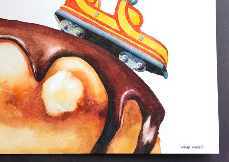 Adrenaline Rush by Dwight Smith |  Side View of Artwork 