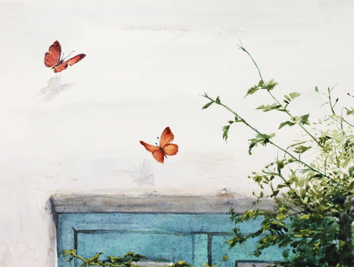 Chasing Shadows by Dwight Smith |   Closeup View of Artwork 