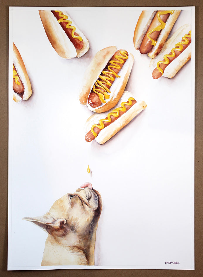 Dogs! by Dwight Smith |  Context View of Artwork 