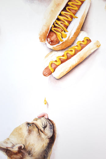 Dogs! by Dwight Smith |   Closeup View of Artwork 