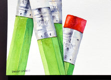 Original art for sale at UGallery.com | Green Pine Nest by Dwight Smith | $425 | watercolor painting | 7' h x 10' w | thumbnail 2