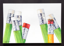 Original art for sale at UGallery.com | Green Pine Nest by Dwight Smith | $425 | watercolor painting | 7' h x 10' w | thumbnail 3