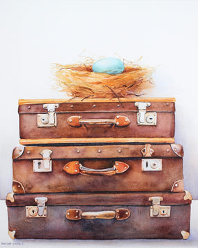 Original art for sale at UGallery.com | Finally Heading Home by Dwight Smith | $475 | watercolor painting | 13.5' h x 11' w