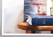 Original art for sale at UGallery.com | Ignite by Dwight Smith | $475 | watercolor painting | 9' h x 12' w | thumbnail 2