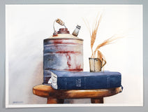 Original art for sale at UGallery.com | Ignite by Dwight Smith | $475 | watercolor painting | 9' h x 12' w | thumbnail 3