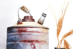 Original art for sale at UGallery.com | Ignite by Dwight Smith | $475 | watercolor painting | 9' h x 12' w | thumbnail 4