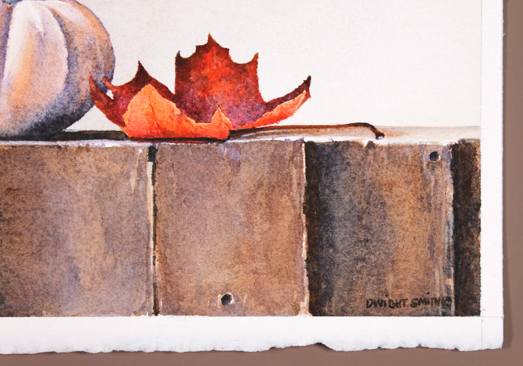 Outside My Window by Dwight Smith |  Side View of Artwork 
