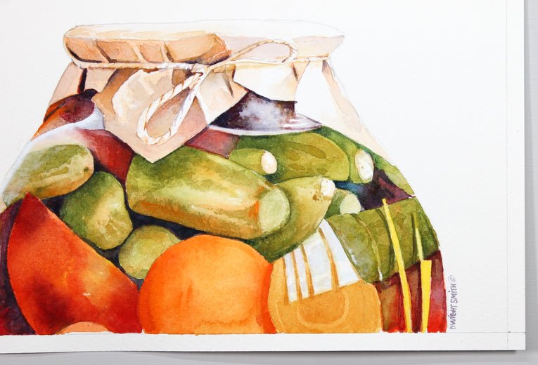 Reward by Dwight Smith |  Side View of Artwork 
