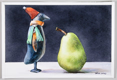 Original art for sale at UGallery.com | You Look Familiar by Dwight Smith | $375 | watercolor painting | 6' h x 9' w | thumbnail 3