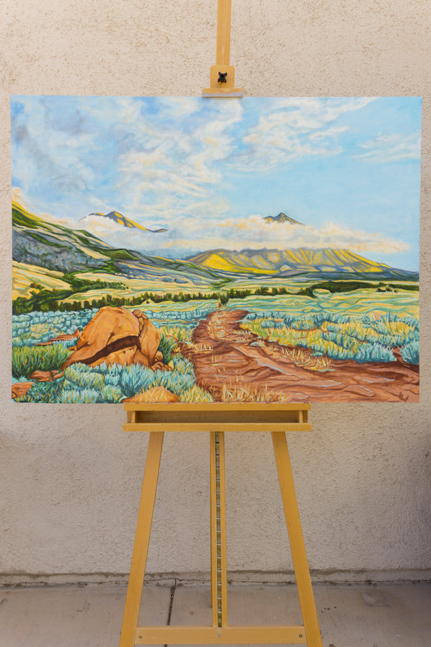 Mountain Interval by Crystal DiPietro |  Context View of Artwork 