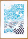 Original art for sale at UGallery.com | Birds in Flight by Javier Ortas | $1,800 | watercolor painting | 27.55' h x 19.68' w | thumbnail 2