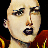 Original art for sale at UGallery.com | A Woman Inflamed by Edward McHugh | $2,175 | acrylic painting | 30' h x 24' w | thumbnail 4