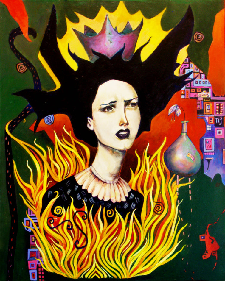 A Woman Inflamed by Edward McHugh |  Artwork Main Image 