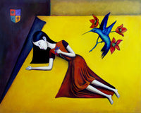 Original art for sale at UGallery.com | Every Little Thing by Edward McHugh | $2,175 | acrylic painting | 24' h x 30' w | thumbnail 1