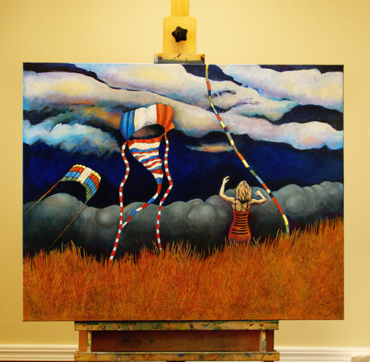 The Kite Festival by Edward McHugh |  Context View of Artwork 