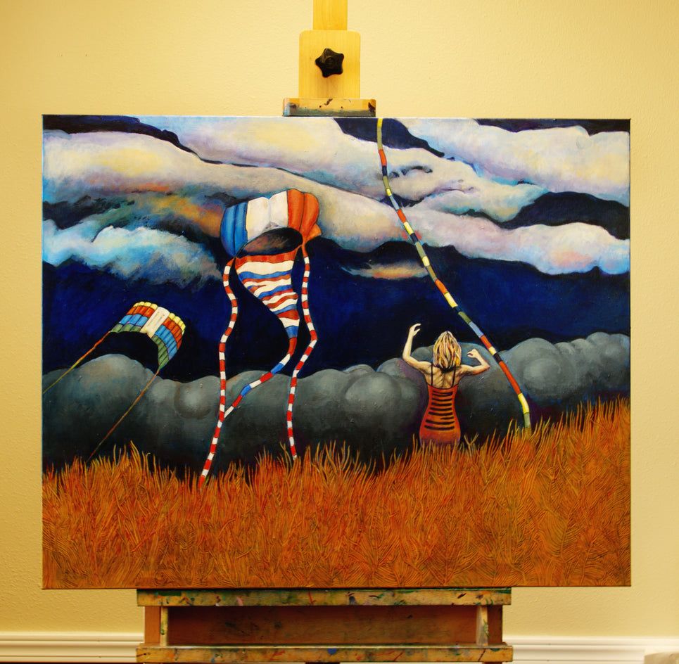 The Kite Festival by Edward McHugh |  Context View of Artwork 