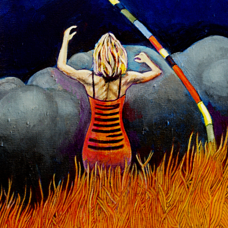 The Kite Festival by Edward McHugh |  Closeup View of Artwork 