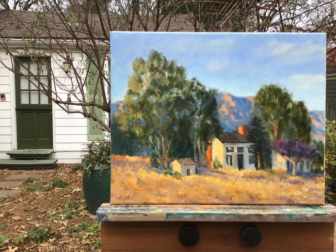 Farmhouse, Santa Ana Road by Elizabeth Garat |  Context View of Artwork 