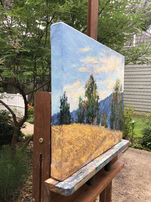 Santa Ana Gold by Elizabeth Garat |  Side View of Artwork 