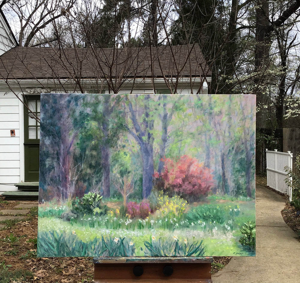 Spring Unfurling by Elizabeth Garat |  Context View of Artwork 