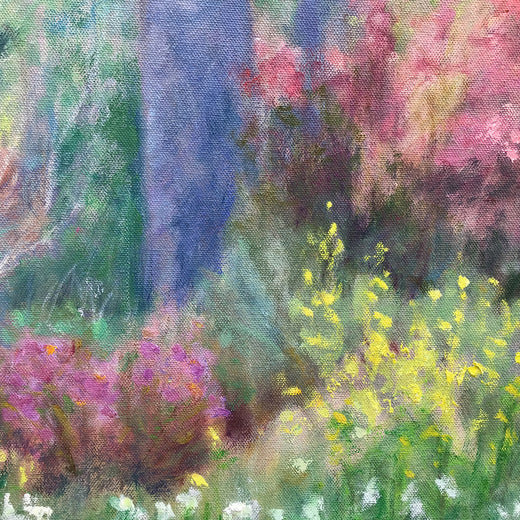 Spring Unfurling by Elizabeth Garat |   Closeup View of Artwork 