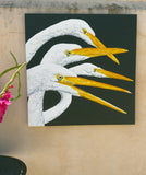 Original art for sale at UGallery.com | If You See Something... by Emil Morhardt | $2,400 | acrylic painting | 30' h x 30' w | thumbnail 3