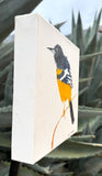 Original art for sale at UGallery.com | Scott's Oriole Searching by Emil Morhardt | $350 | acrylic painting | 8' h x 8' w | thumbnail 2