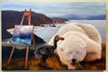 Original art for sale at UGallery.com | Discovering New Worlds by Eric Vanasse | $2,450 | oil painting | 24' h x 36' w | thumbnail 3