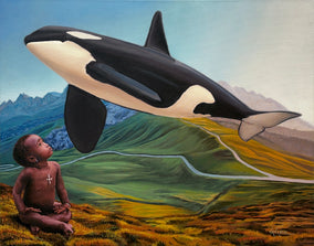 Original art for sale at UGallery.com | Dreaming of the Ocean by Eric Vanasse | $2,425 | oil painting | 22' h x 28' w