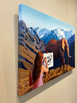 Keeping Records by Eric Vanasse |  Side View of Artwork 
