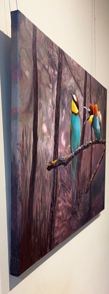 Not Listening, as Always! by Eric Vanasse |  Side View of Artwork 