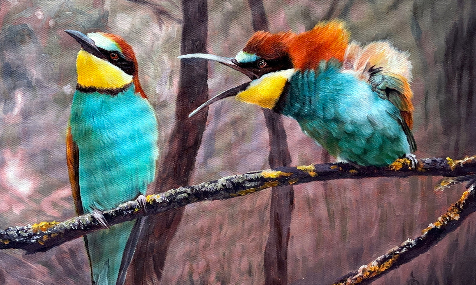 Not Listening, as Always! by Eric Vanasse |  Closeup View of Artwork 