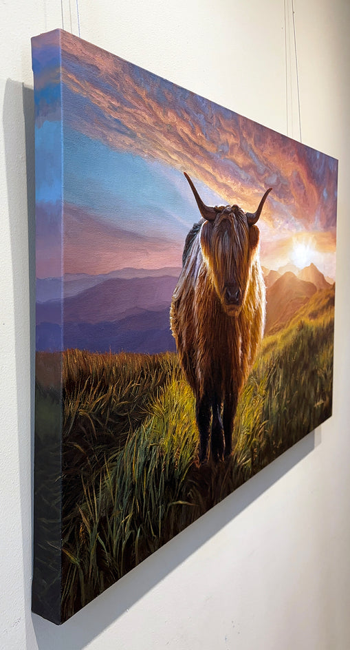 Paradise Found by Eric Vanasse |  Side View of Artwork 