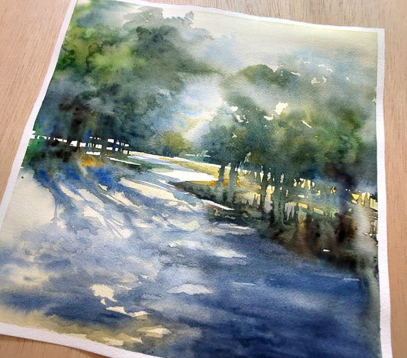 Above the Road. by Erika Kocsi |  Context View of Artwork 