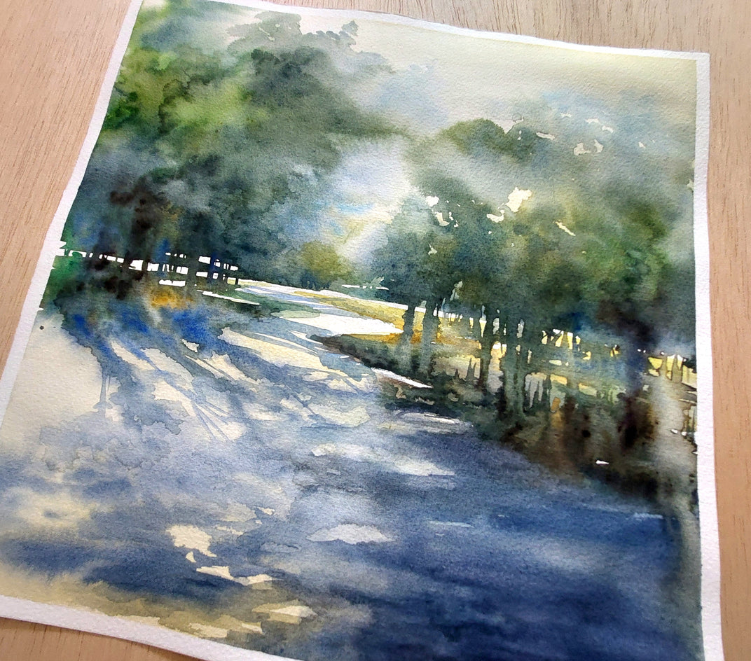 Above the Road. by Erika Kocsi |  Context View of Artwork 