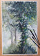 Original art for sale at UGallery.com | Among the Foliage. by Erika Kocsi | $550 | watercolor painting | 22' h x 15' w | thumbnail 2