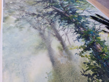 Original art for sale at UGallery.com | Among the Foliage. by Erika Kocsi | $550 | watercolor painting | 22' h x 15' w | thumbnail 3