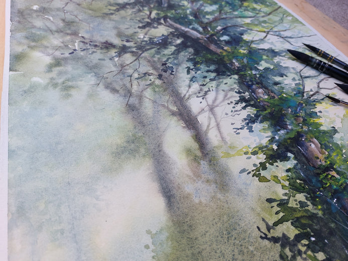 Among the Foliage. by Erika Kocsi |  Context View of Artwork 