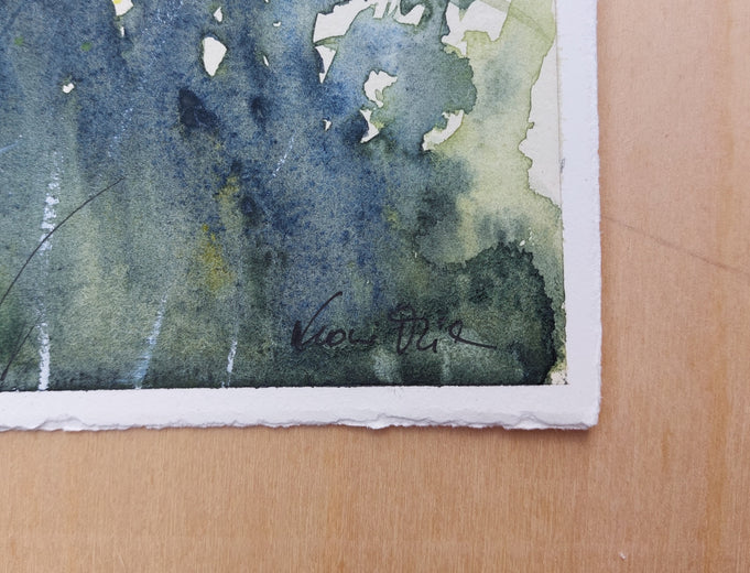 Among the Foliage. by Erika Kocsi |   Closeup View of Artwork 